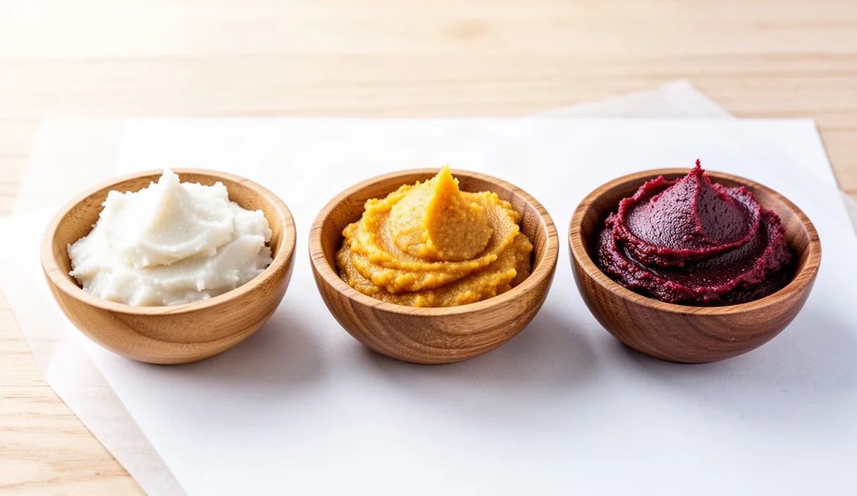 Miso Paste Varieties: White, Red, and Yellow Compared